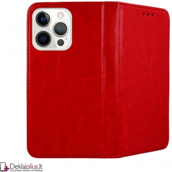 Telone grynos odos dėklas - raudonas (Apple Iphone 14 Pro)